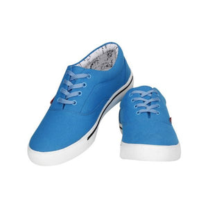 Kraasa Colored Sneakers, Canvas Shoes, Mocassin, Party Wear (Blue)